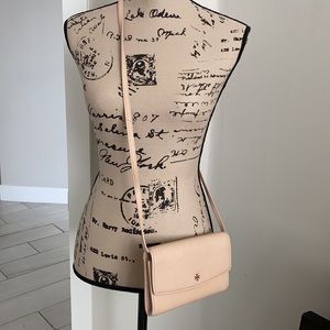 Tory Burch Pebbled Mini Wallet Cross-body Bag